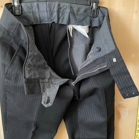 Comme Des Garçon Navy Trousers Small S - Picture 2 of 8